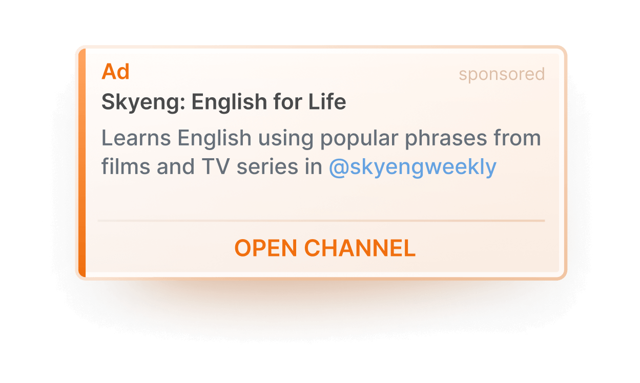 skyeng: english for life tg ads